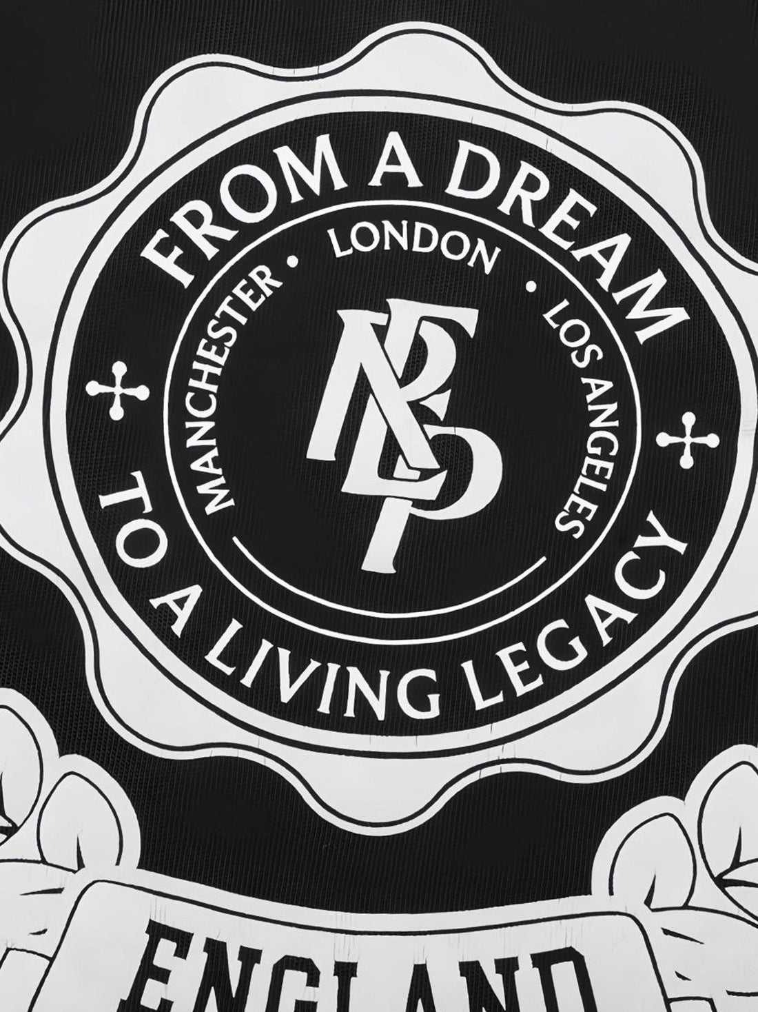 Represent Legacy Crest cotton T-shirt with distressed effect