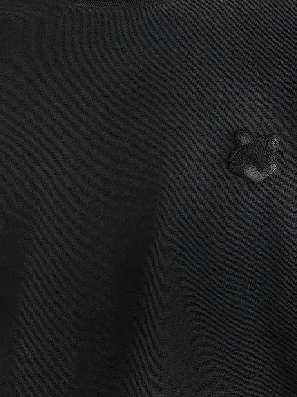 Maison Kitsune Cotton T-shirt with iconic logo patch