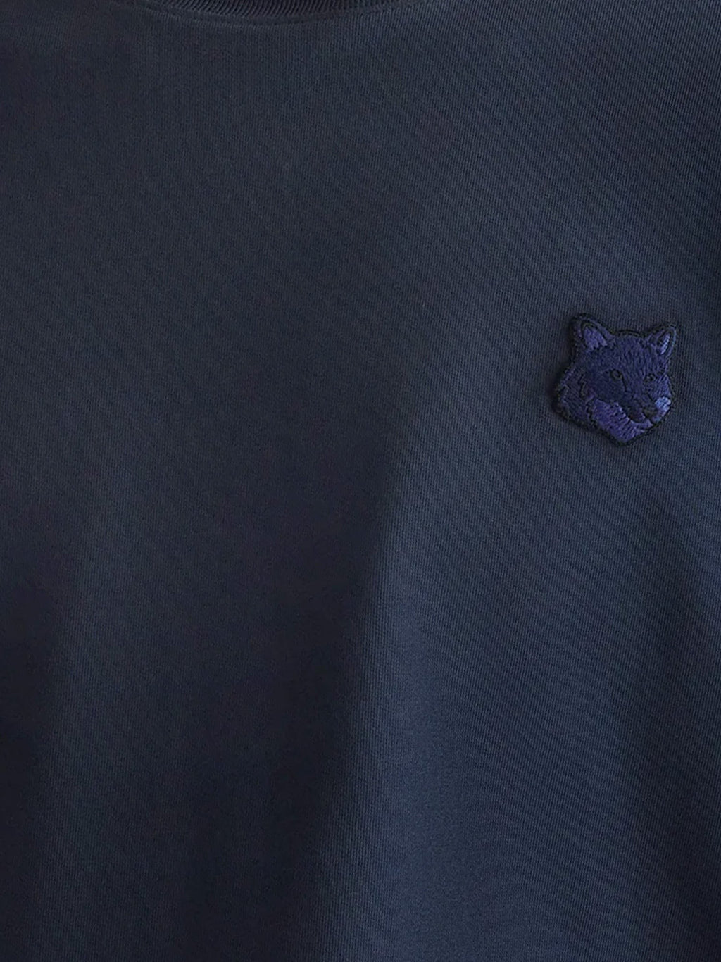 Maison Kitsune Cotton T-shirt with iconic logo patch