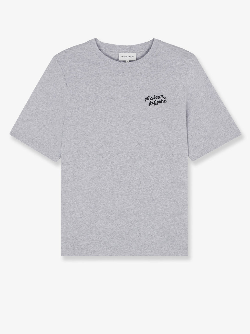 Maison Kitsune Cotton T-shirt with lettering logo
