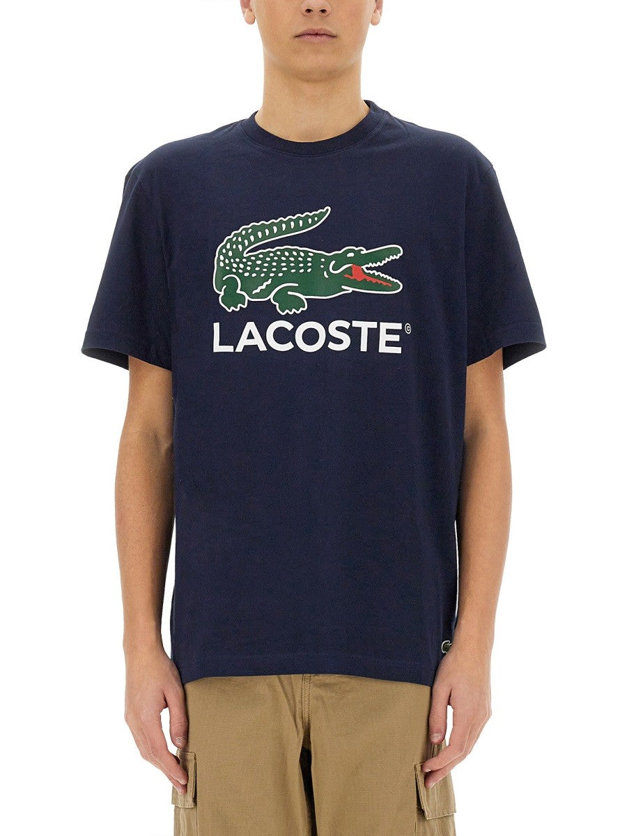 Lacoste COTTON T-SHIRT WITH PRINT