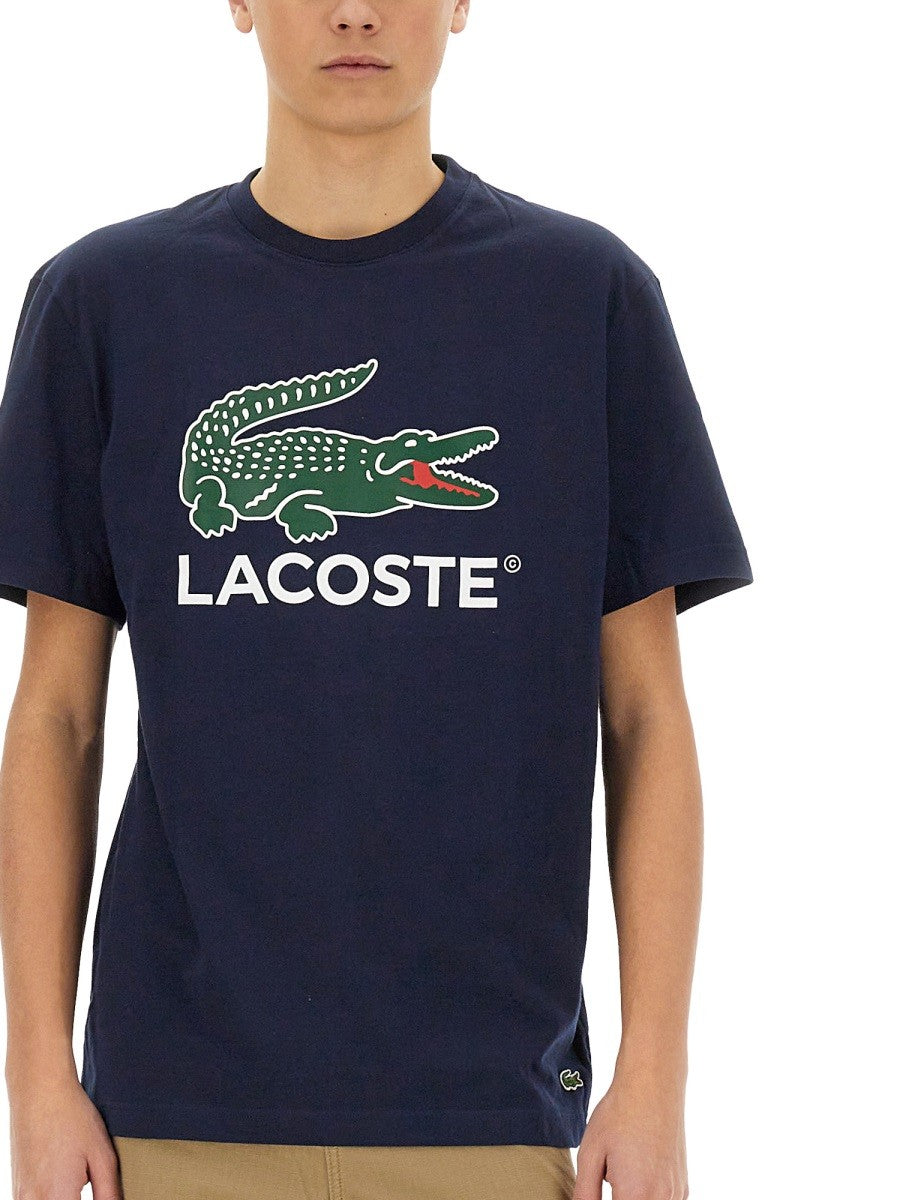 Lacoste COTTON T-SHIRT WITH PRINT
