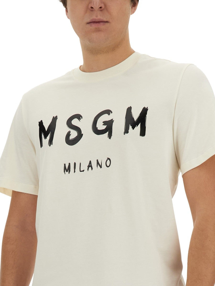 msgm COTTON T-SHIRT