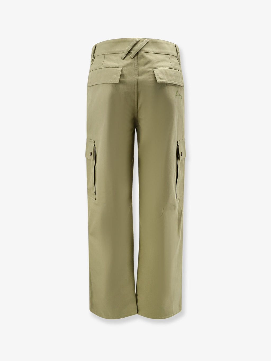 Burberry Cotton trousers with Logo embroidery