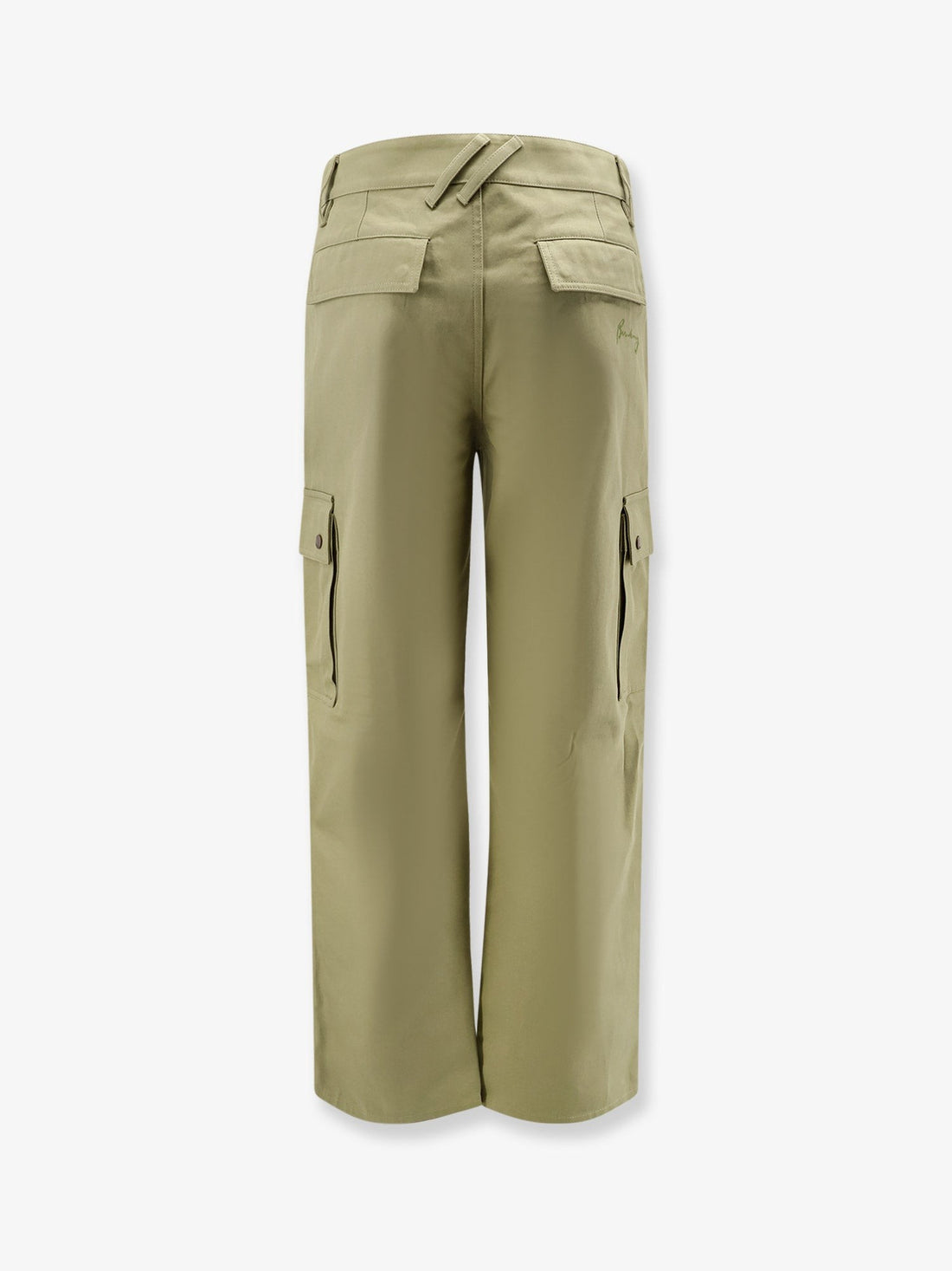 Burberry Cotton trousers with Logo embroidery