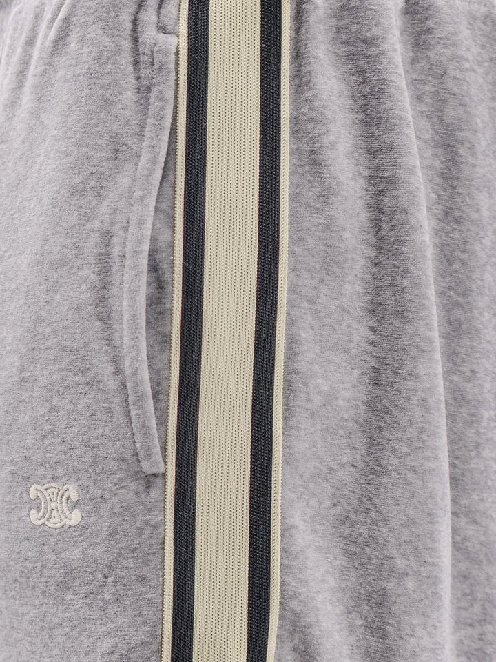 Celine Cotton velvet jogger trousers
