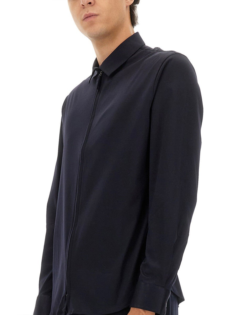 Giorgio Armani COTTON ZIPPER SHIRT