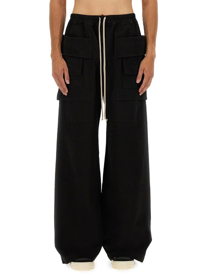 RICK OWENS DRKSHDW CREATCH WIDE CARGO PANTS
