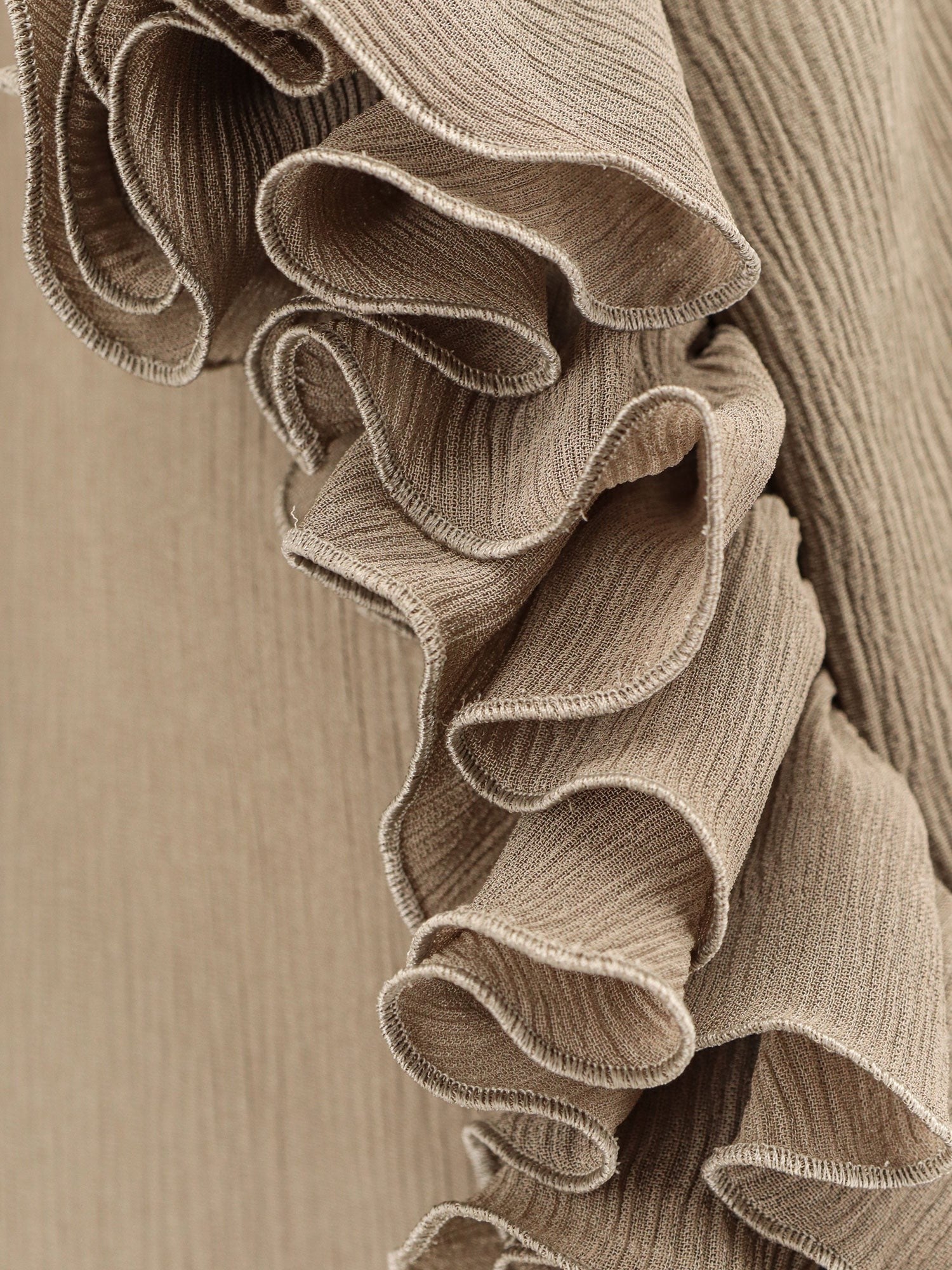 alberta ferretti Crepe shirt with ruffles