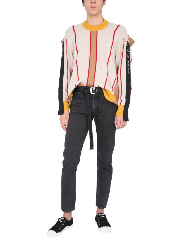 AMBUSH CREW NECK SWEATER