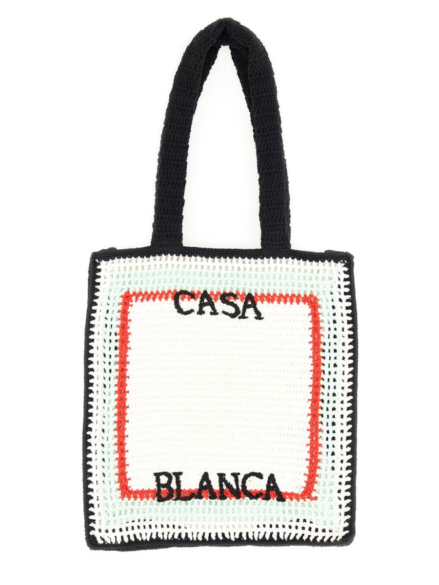 CASABLANCA CROCHET BAG