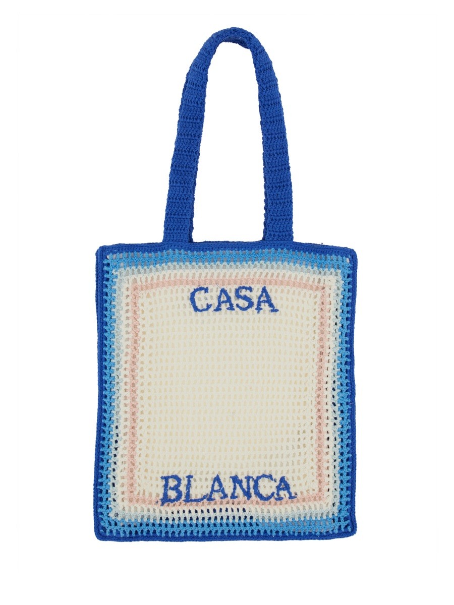CASABLANCA CROCHET BAG