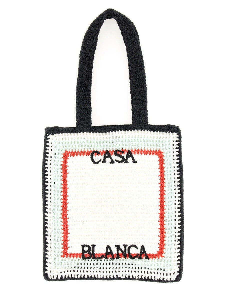 CASABLANCA CROCHET BAG