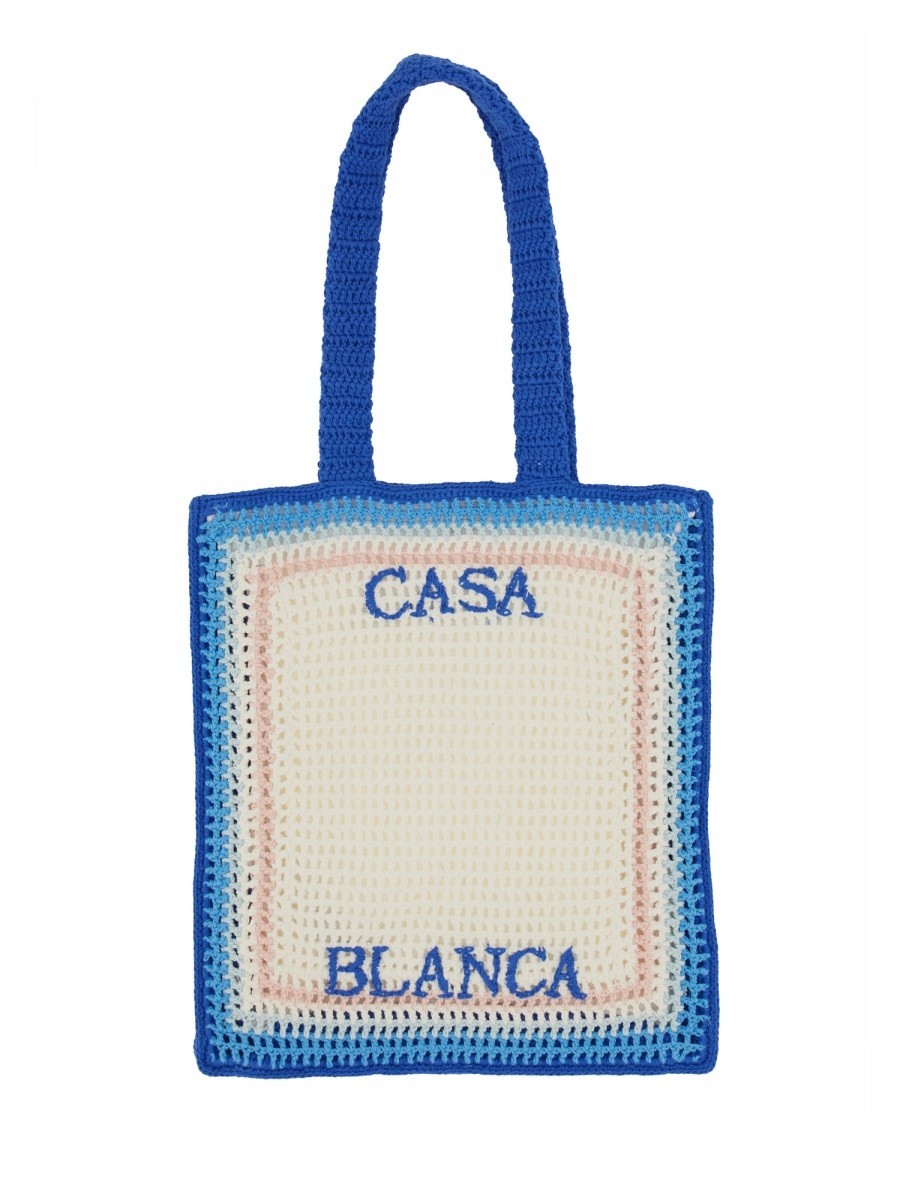 CASABLANCA CROCHET BAG