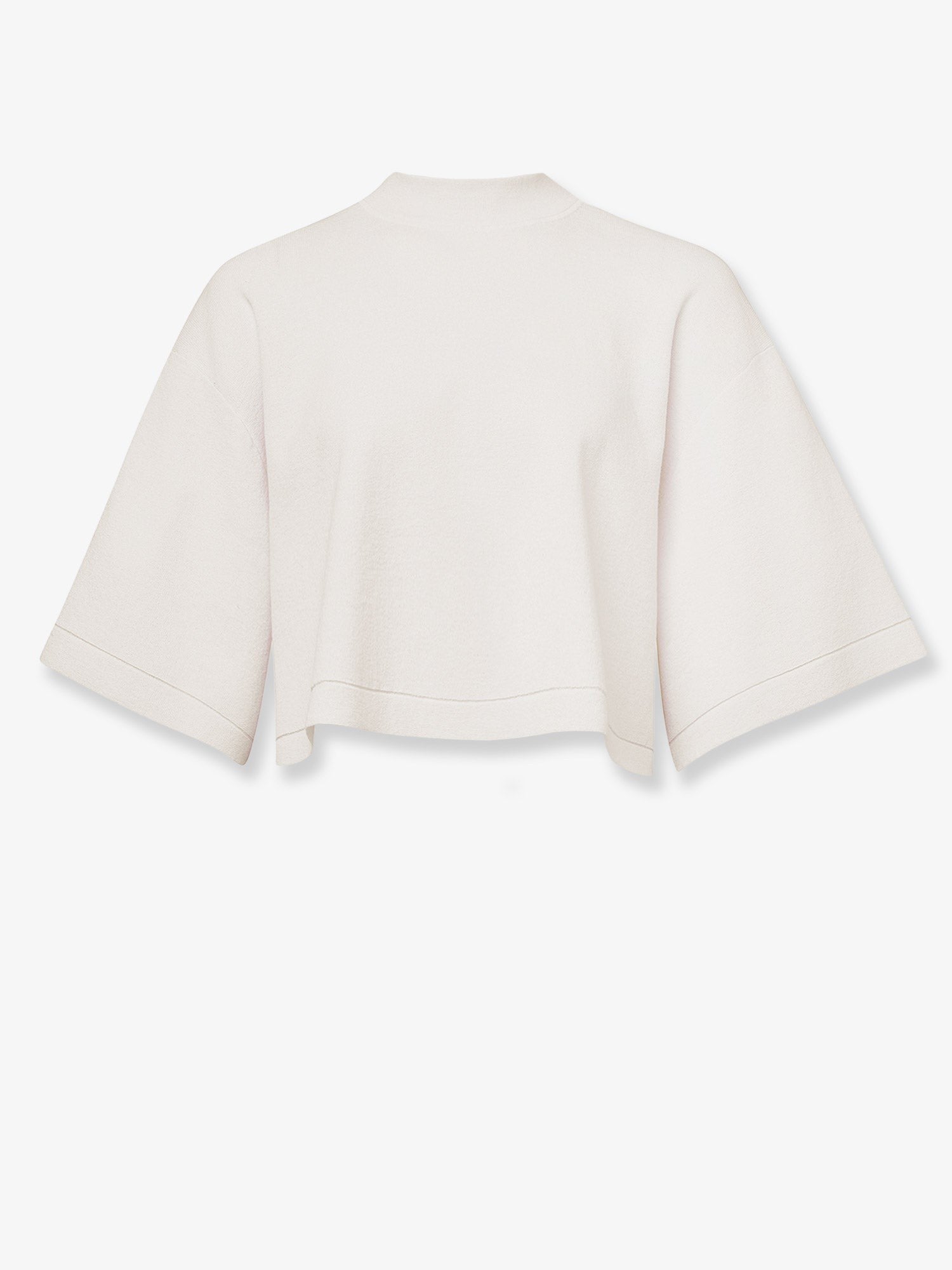 ALAIA Cropped cotton blend top