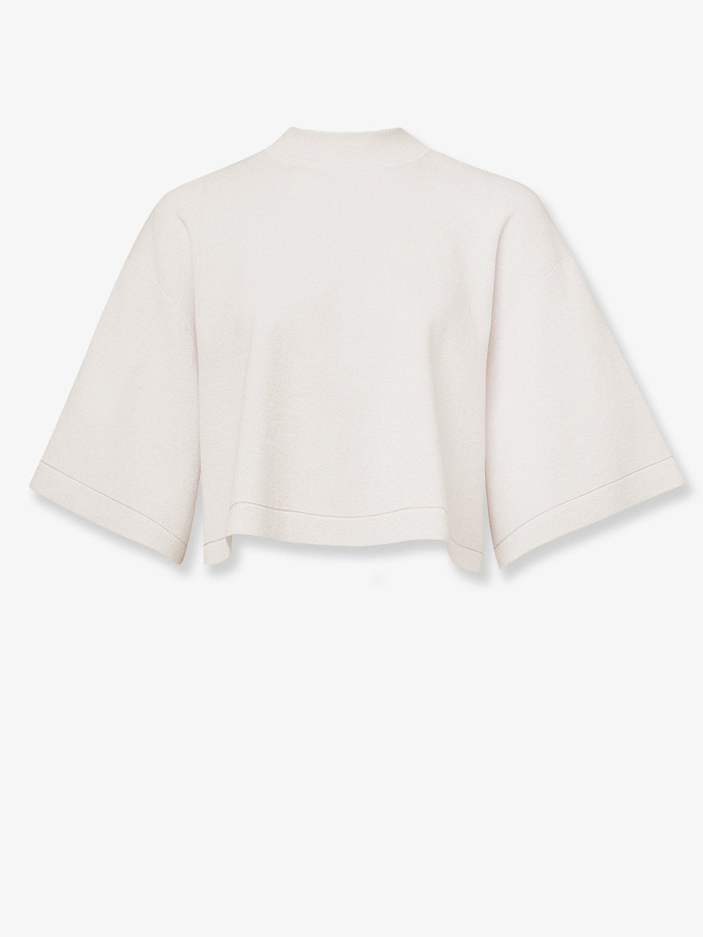 ALAIA Cropped cotton blend top