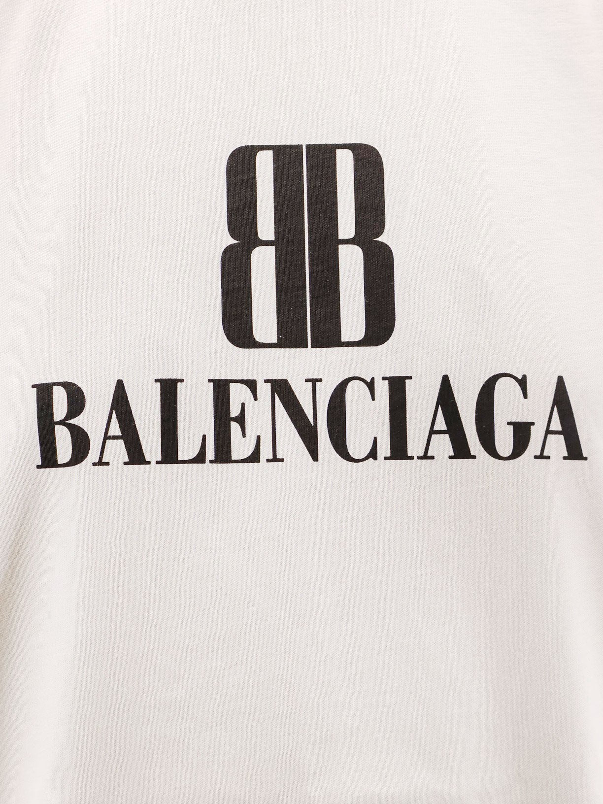 Balenciaga Cropped cotton t-shirt