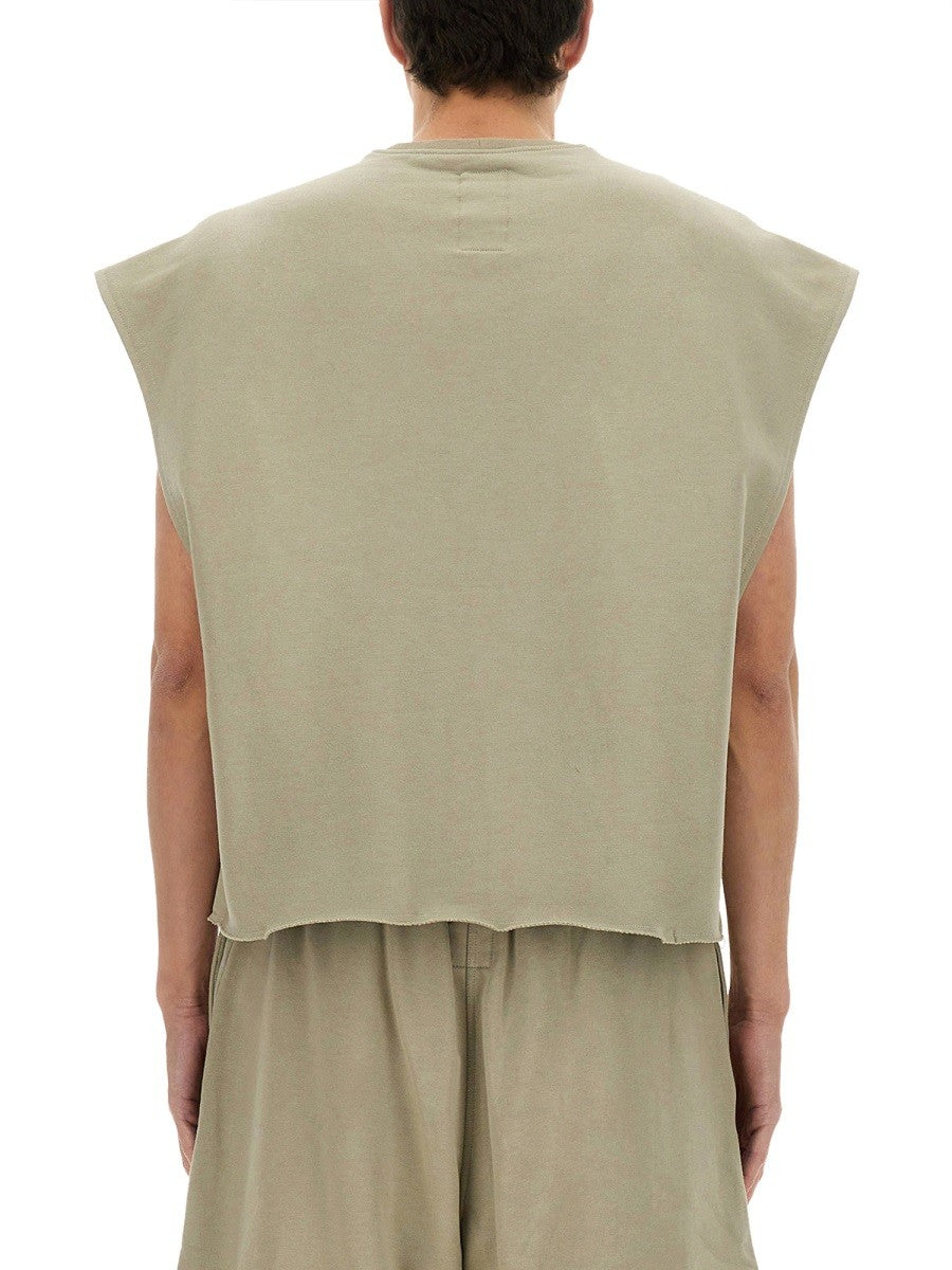 CHAMPION X RICK OWENS CROPPED MICRO TATLIN T-SHIRT