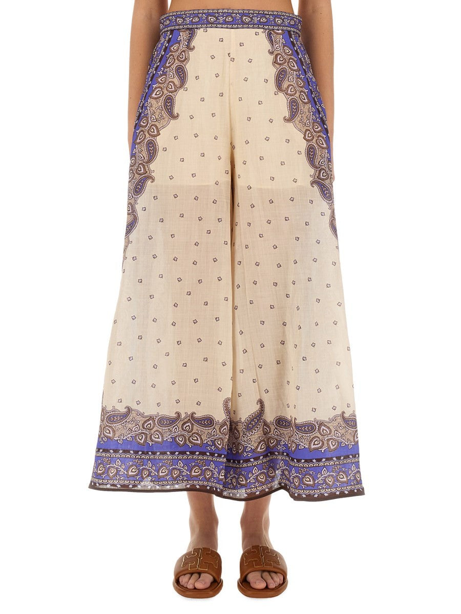 ZIMMERMANN CROPPED PANTS "MAXINE"