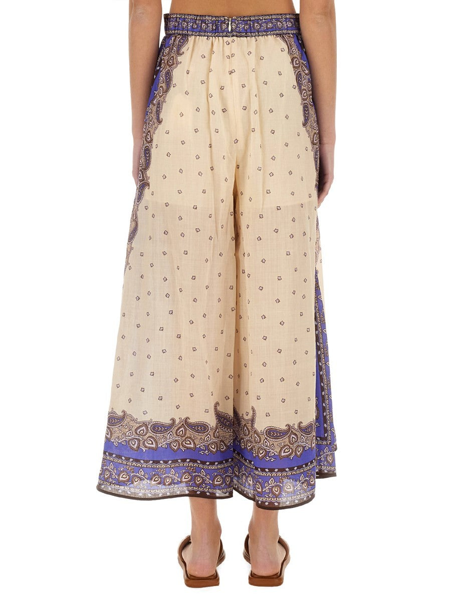 ZIMMERMANN CROPPED PANTS "MAXINE"