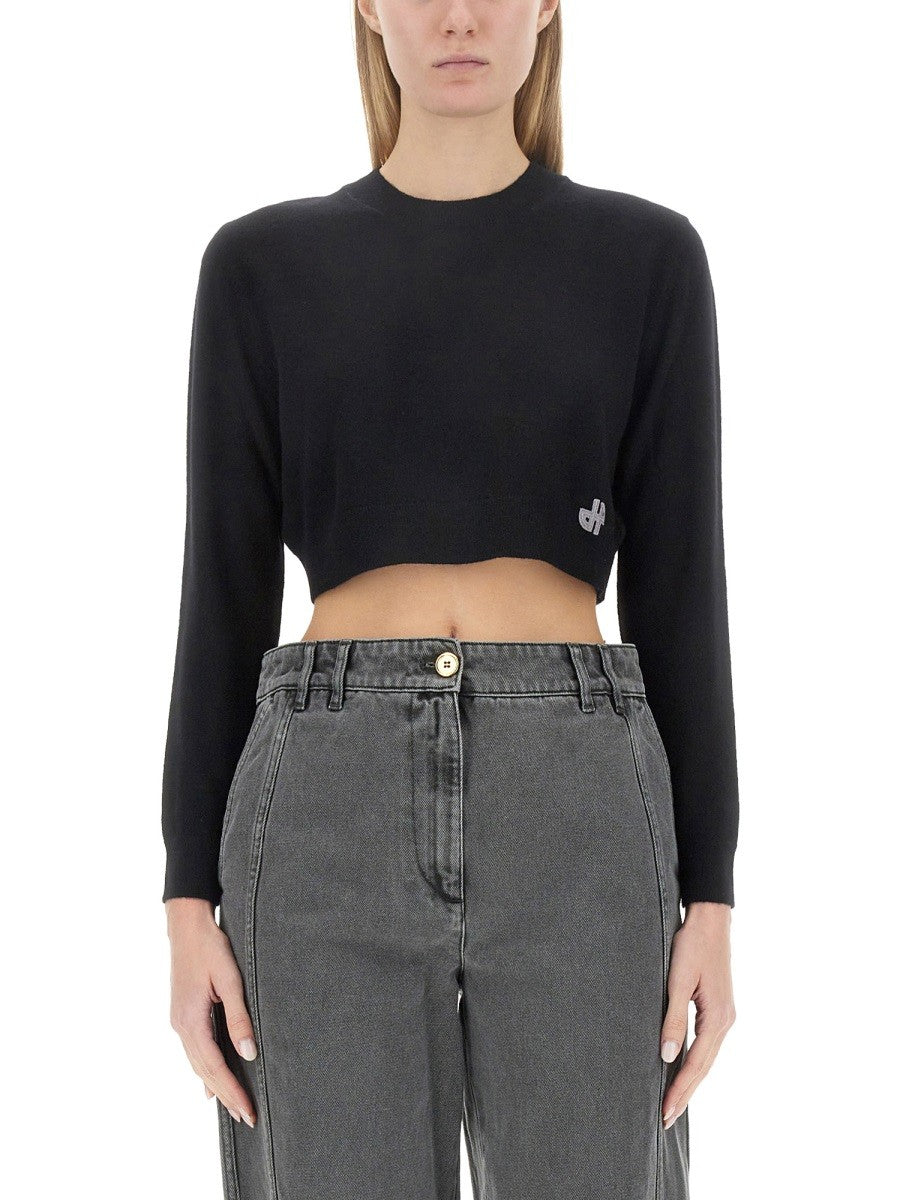 PATOU CROPPED SHIRT