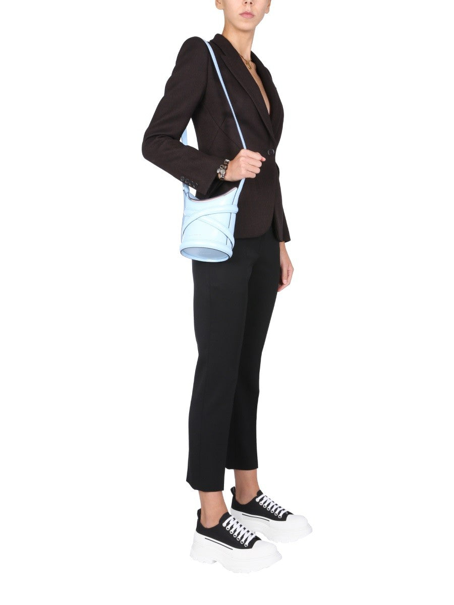 Alexander Mcqueen CROPPED STRAIGHT TROUSERS