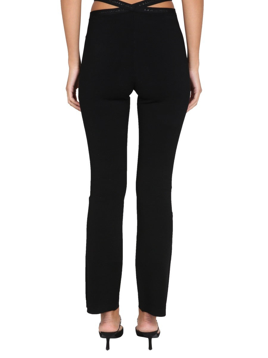 ALEXANDERWANG.T CROSS LEGGINGS WITH LOGO
