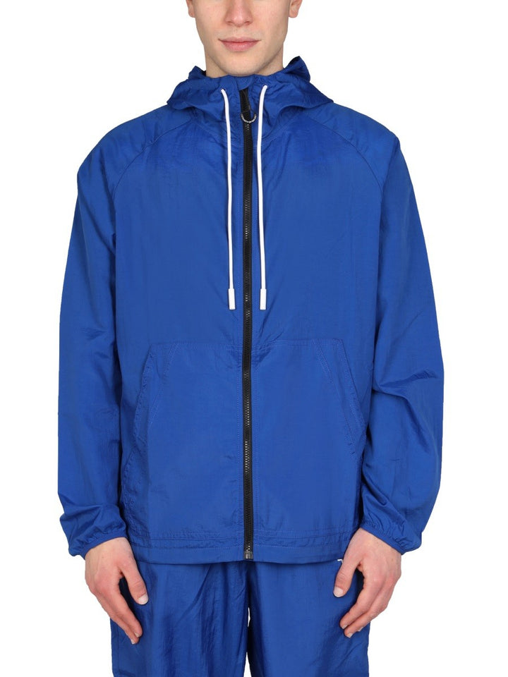 MARCELO BURLON COUNTY OF MILAN CROSS PRINT WINDBREAKER JACKET