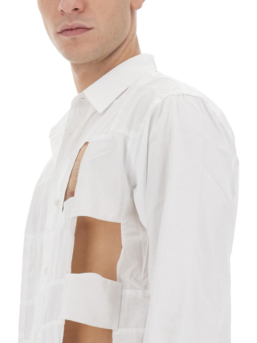 COMME DES GARCONS SHIRT CUT OUT SHIRT