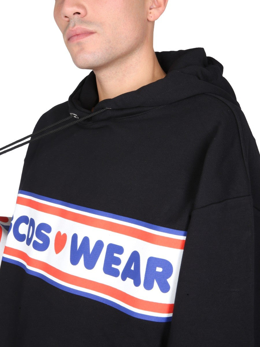 gcds "CUTE TAPE" LOGO SWEATSHIRT