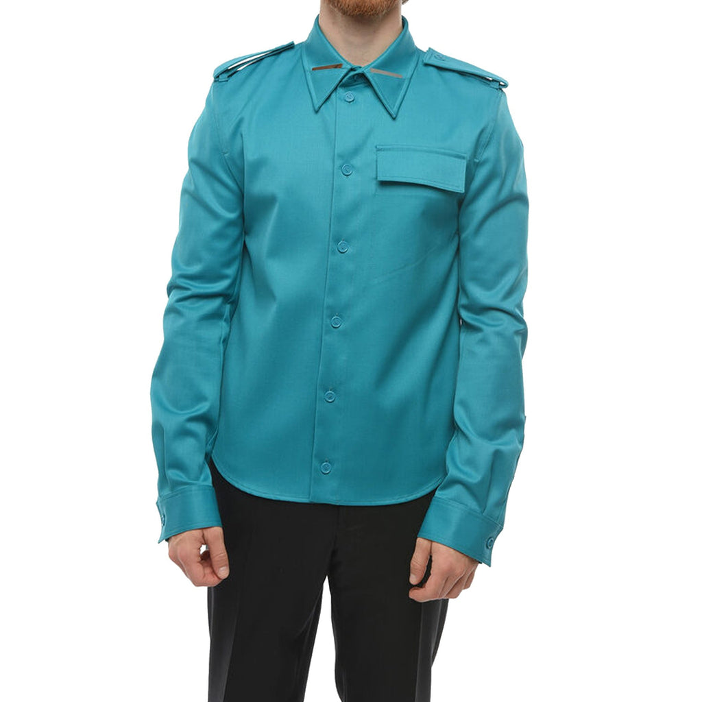 Bottega Veneta Grain De Poudre Wool Shirt – Siebentaschen