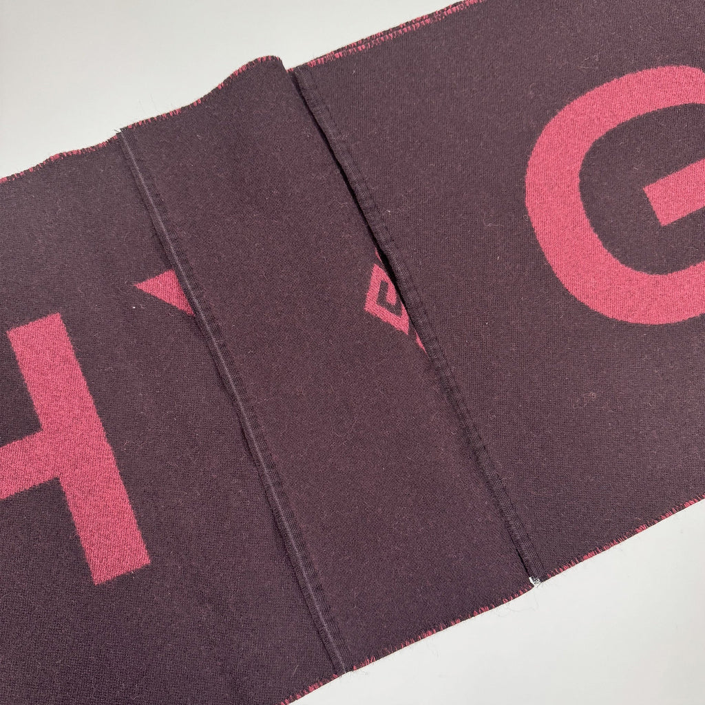 Givenchy Wool Logo Scarf - MEN ACCESSORIES - GIVENCHY - Tluxy New