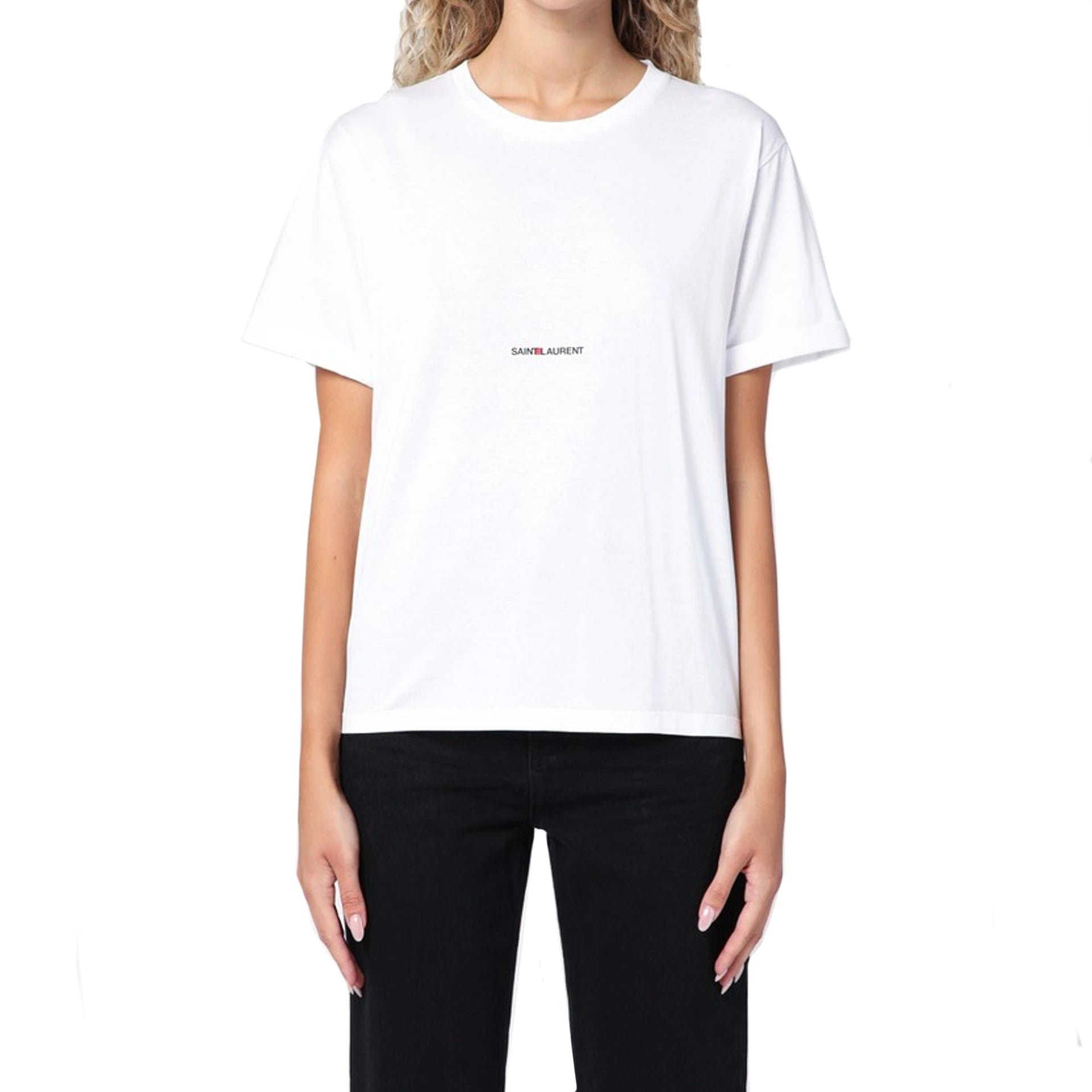 Saint Laurent Cotton Logo T-Shirt