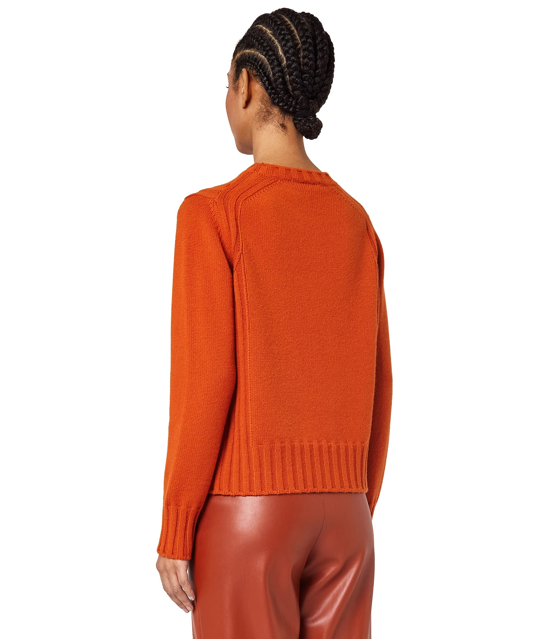 Alpha Studio Sweaters Orange Woman