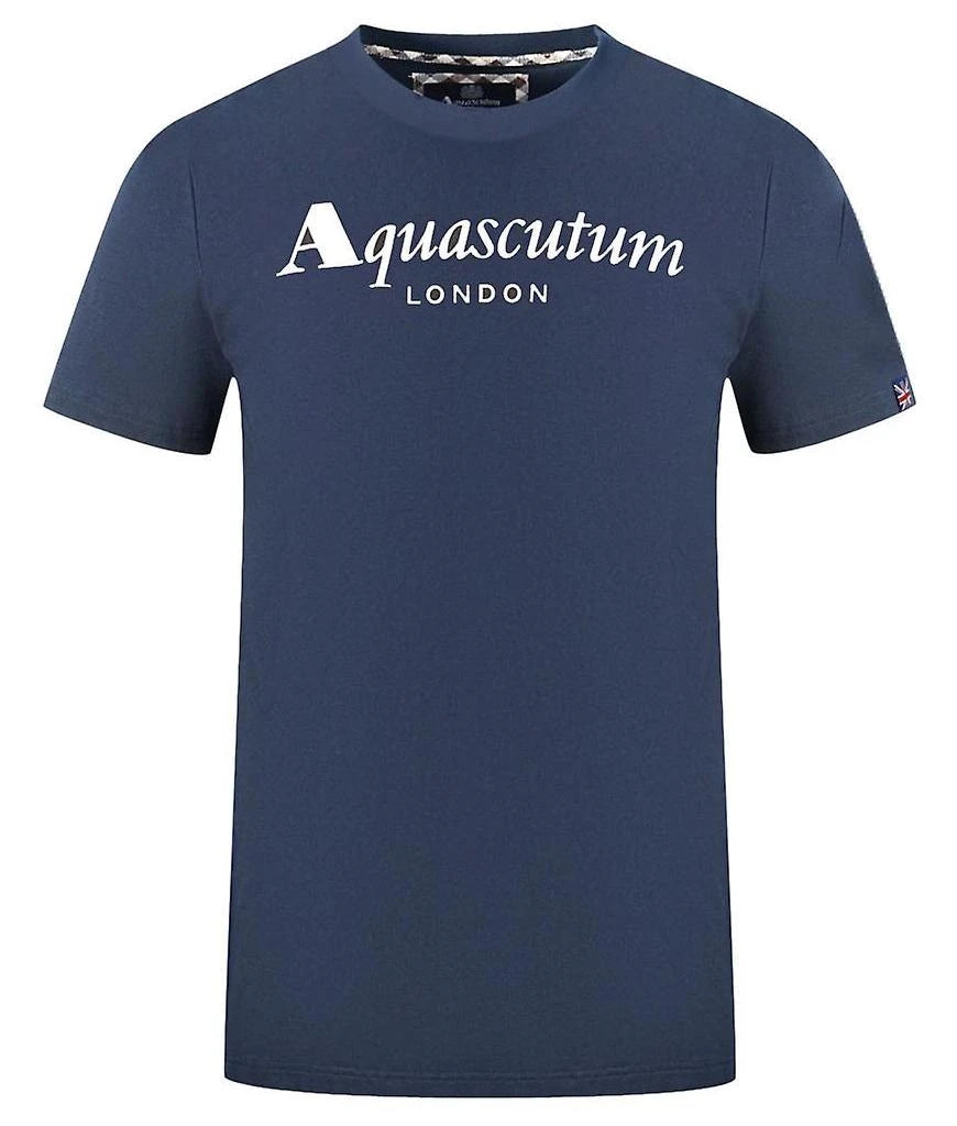Aquascutum T-shirt & Top Blue Man