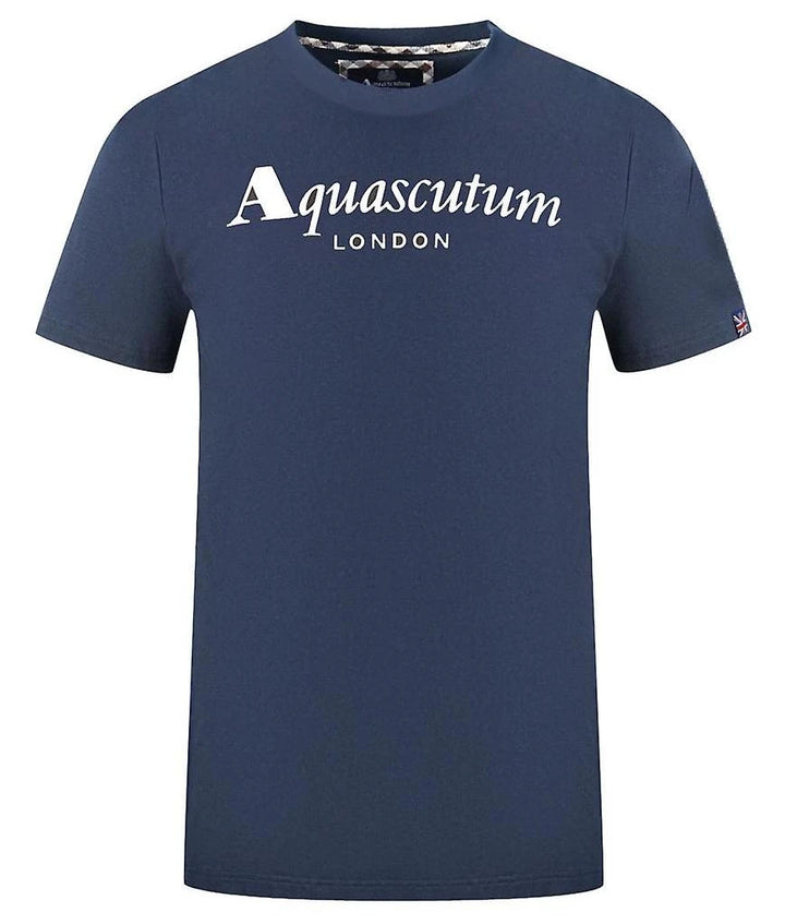 Aquascutum T-shirt & Top Blue Man