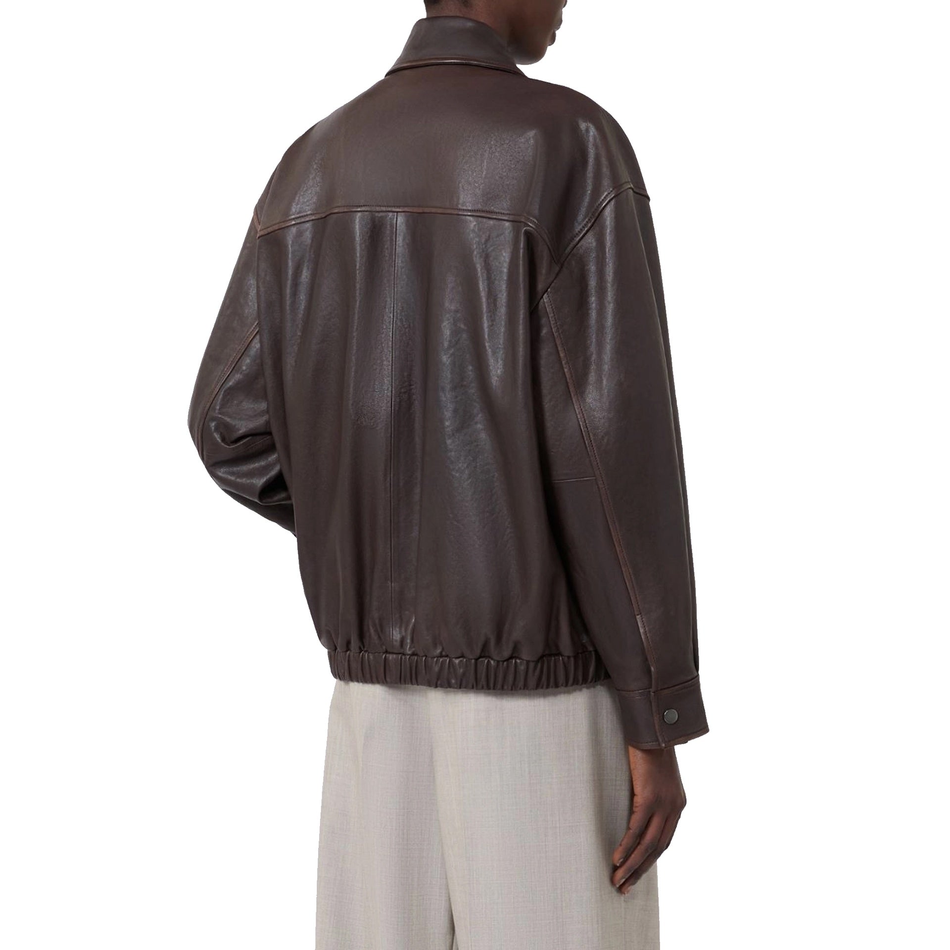 Max Mara Weekend Cose Leather Jacket