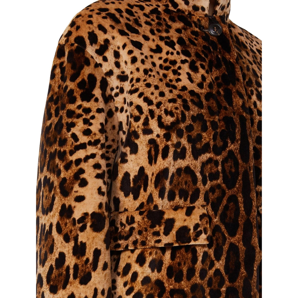 Max Mara Studio Edro Leopard Jacket