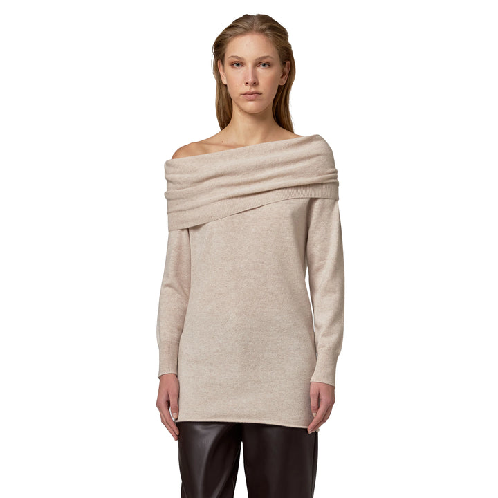 Alpha Studio Sweaters Beige Woman