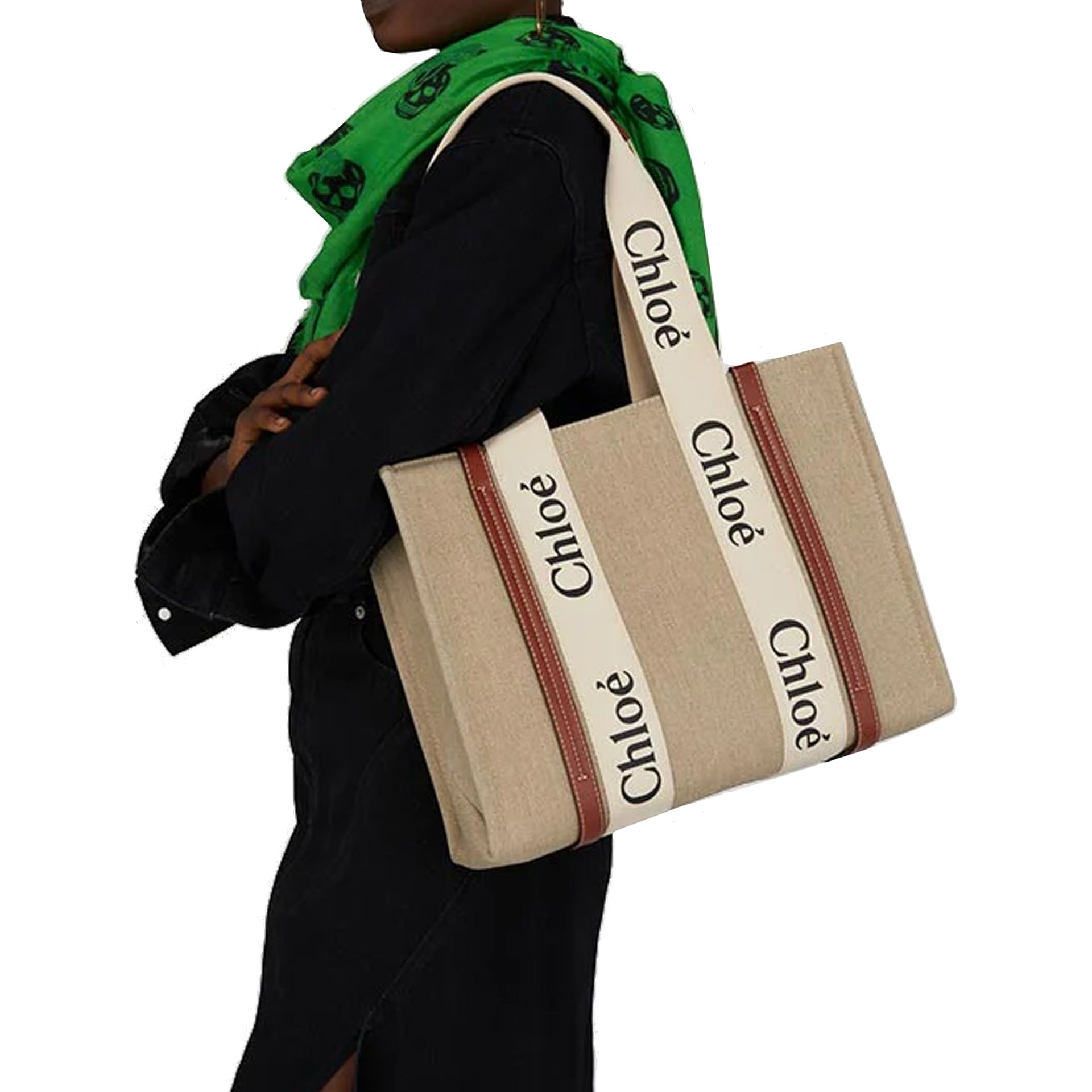 Chloe Woody Medium Tote Bag - WOMEN BAGS - CHLOE' - Tluxy New