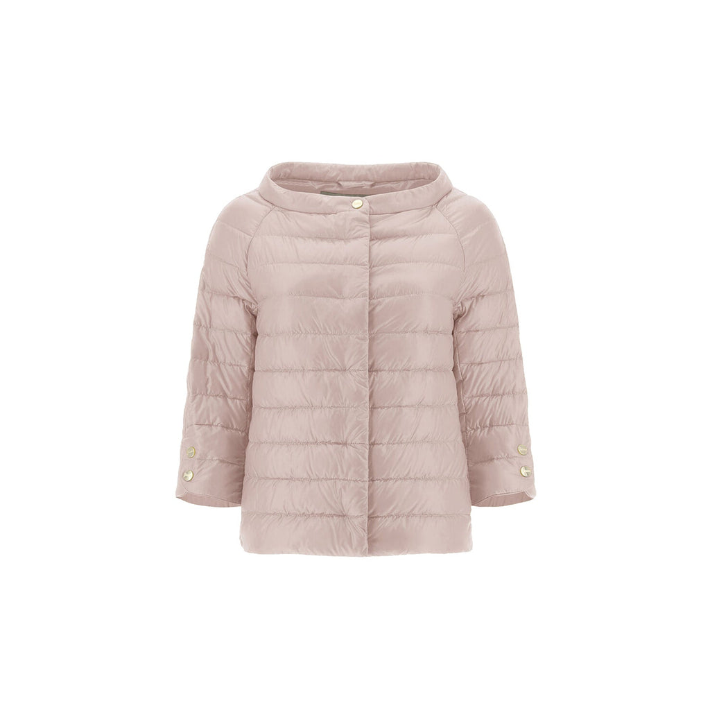 Herno Cropped Sleeve Down Jacket – Siebentaschen
