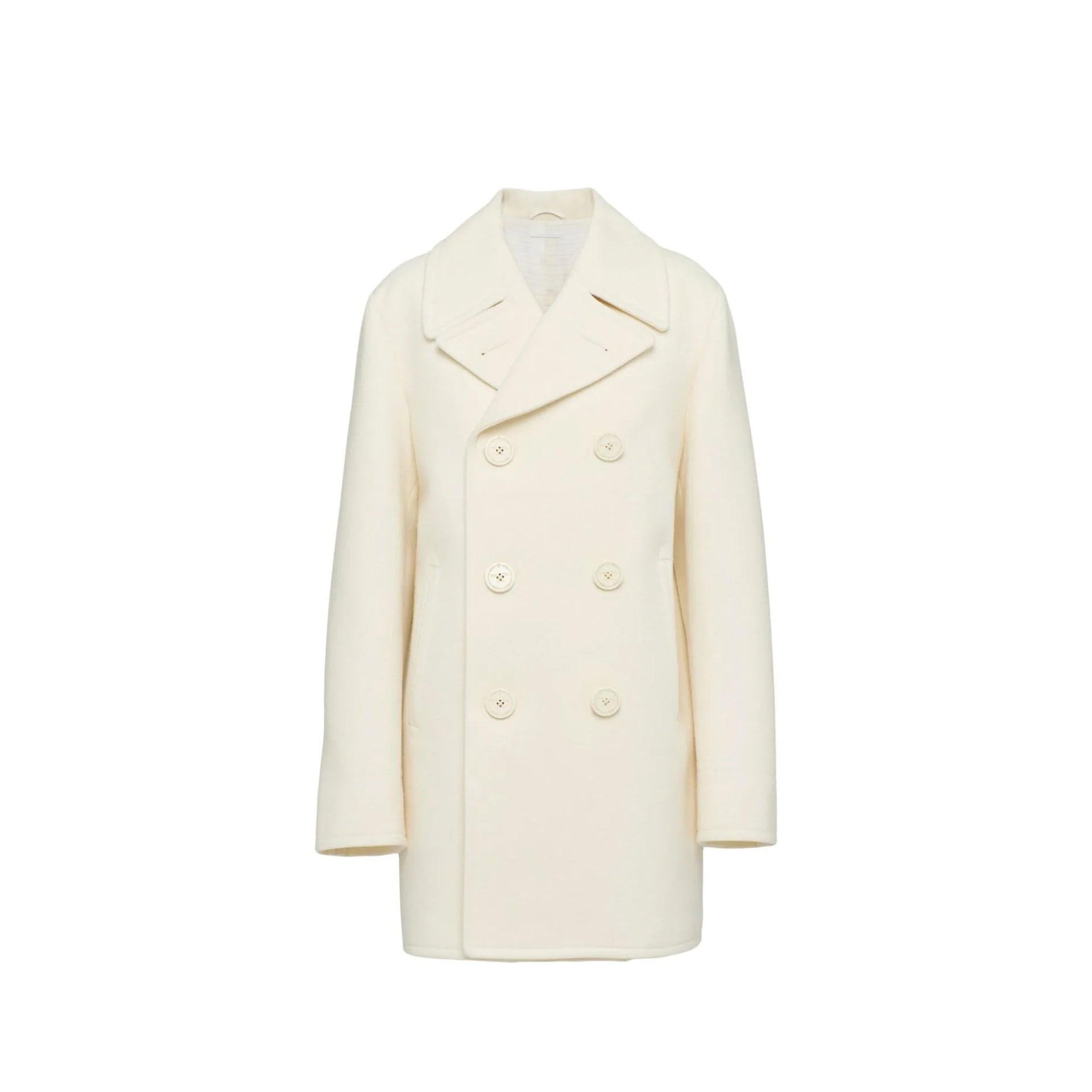 Prada Double-Breasted Wool Coat