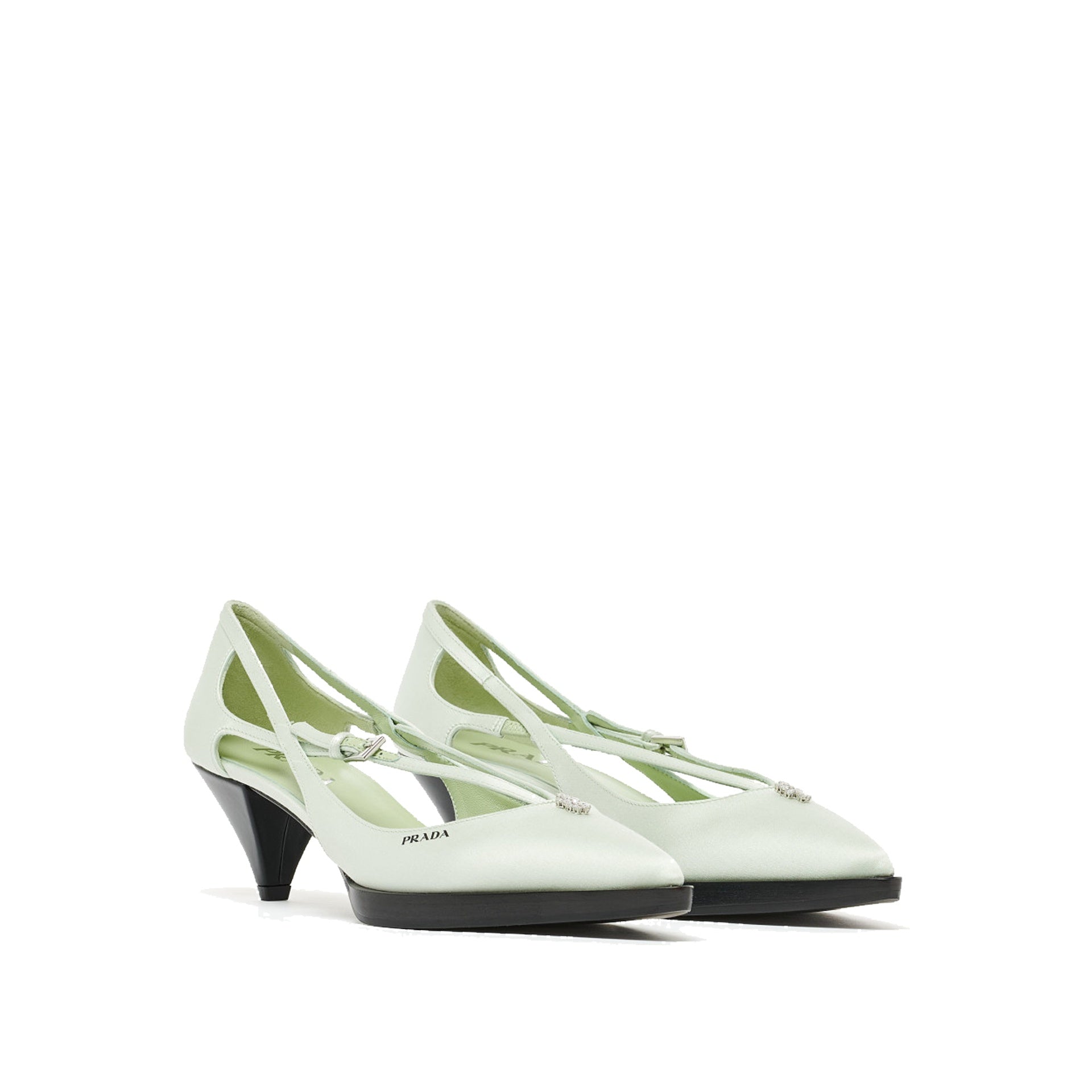 Prada Satin Cut - Out Pumps - WOMEN SHOES - PRADA - Tluxy New