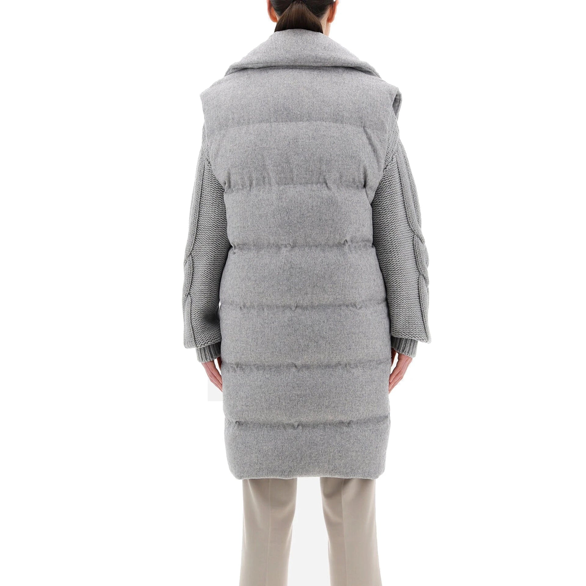 HERNO Padded Long Gilet Coat