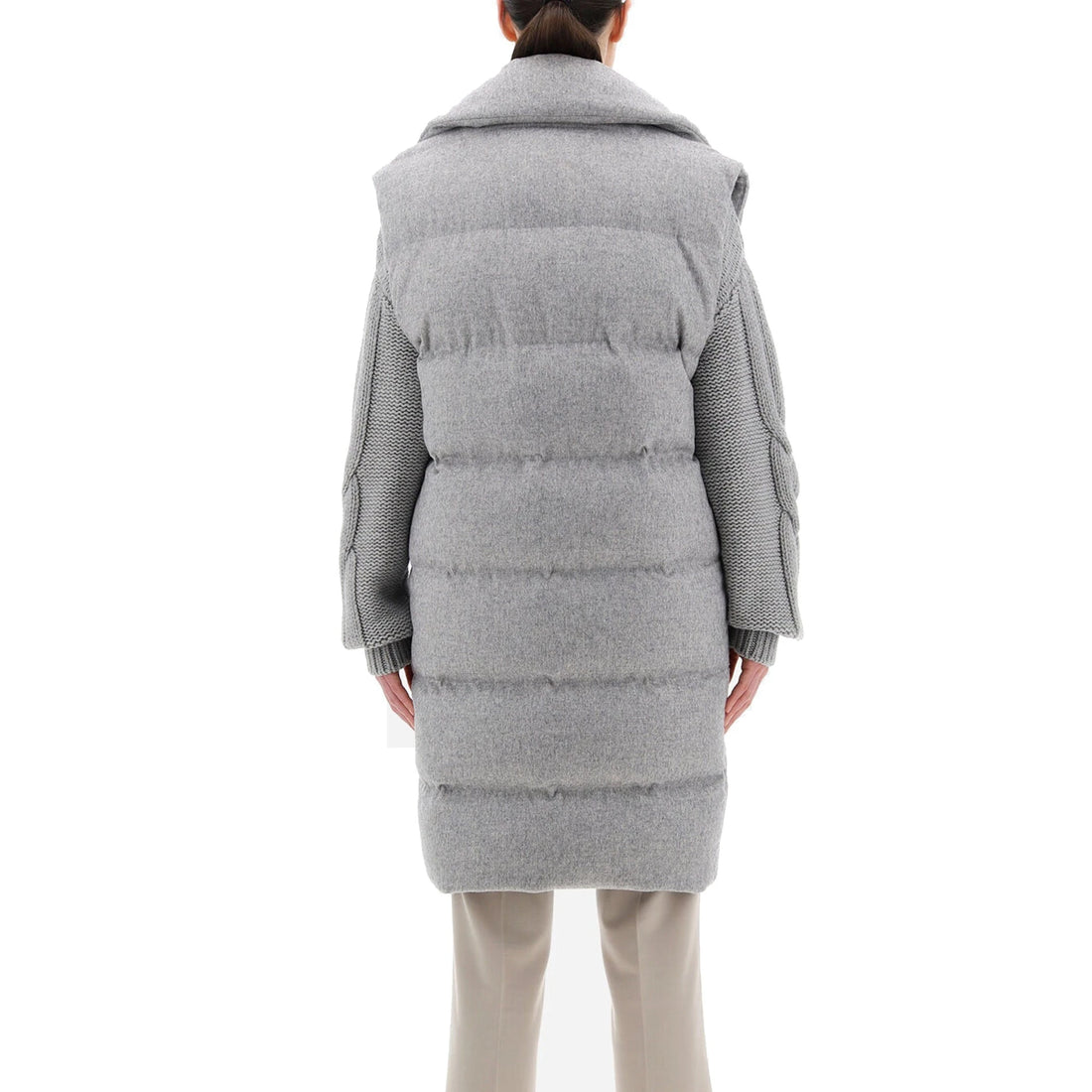 HERNO Padded Long Gilet Coat