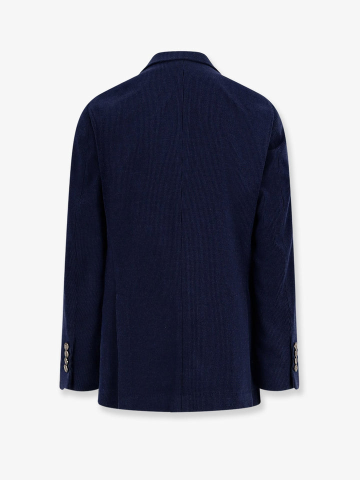 Brunello Cucinelli Deconstructed one-and-a-half-breasted corduroy blazer