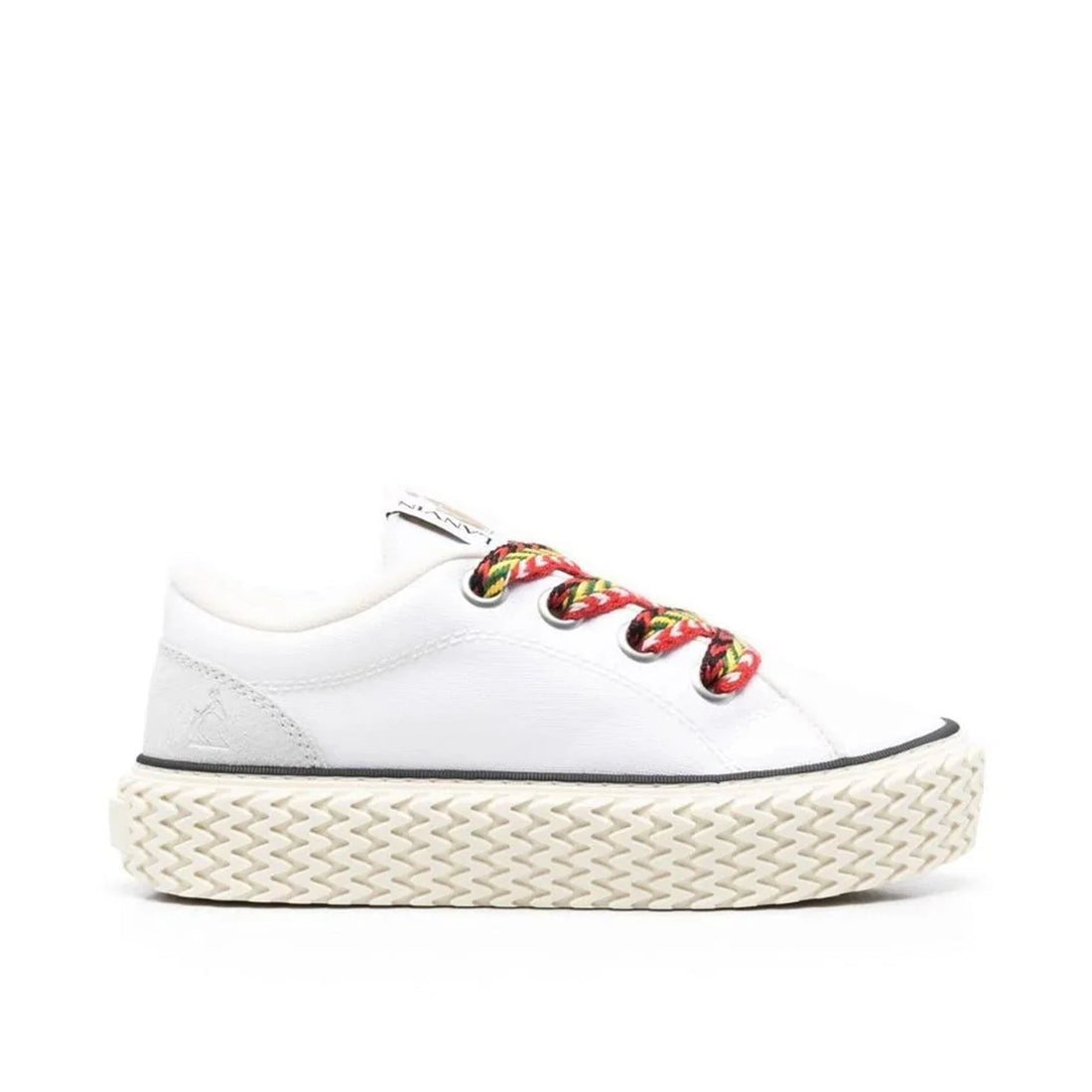 Lanvin Cotton Lace-Up Sneakers