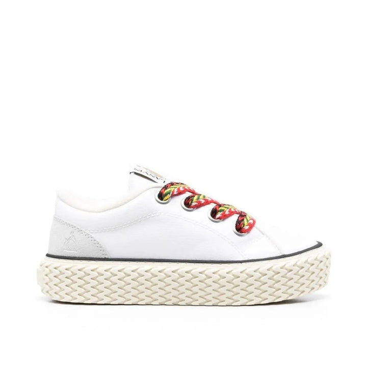 Lanvin Cotton Lace-Up Sneakers