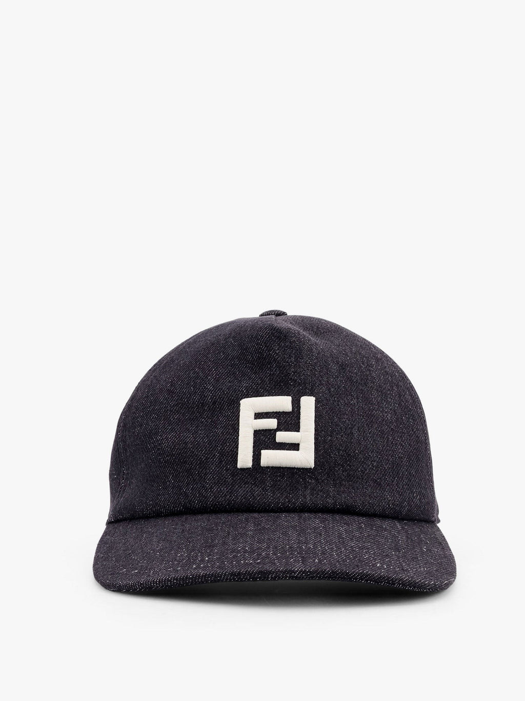Fendi FF Jacquard denim baseball hat
