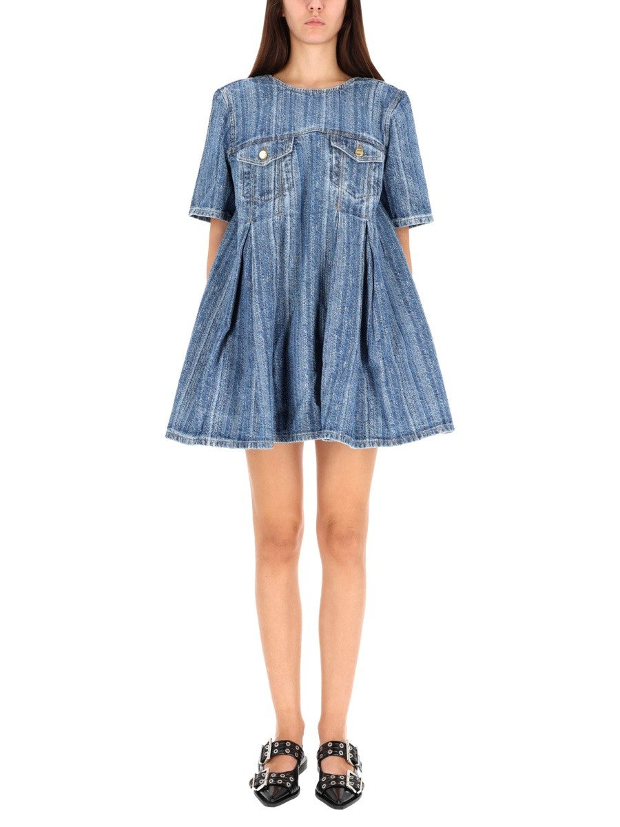 GANNI DENIM DRESS